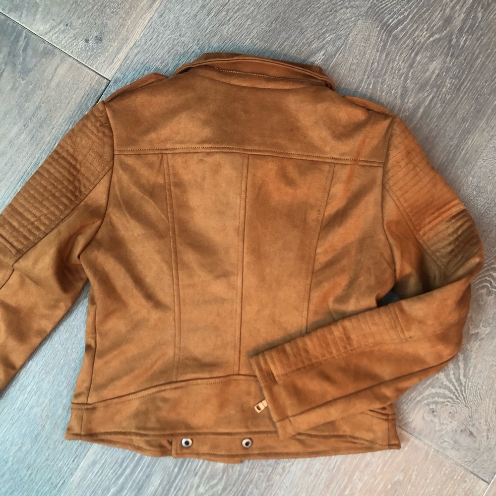 New! LA Coalition Faux suede jacket - Picture 7 of 7